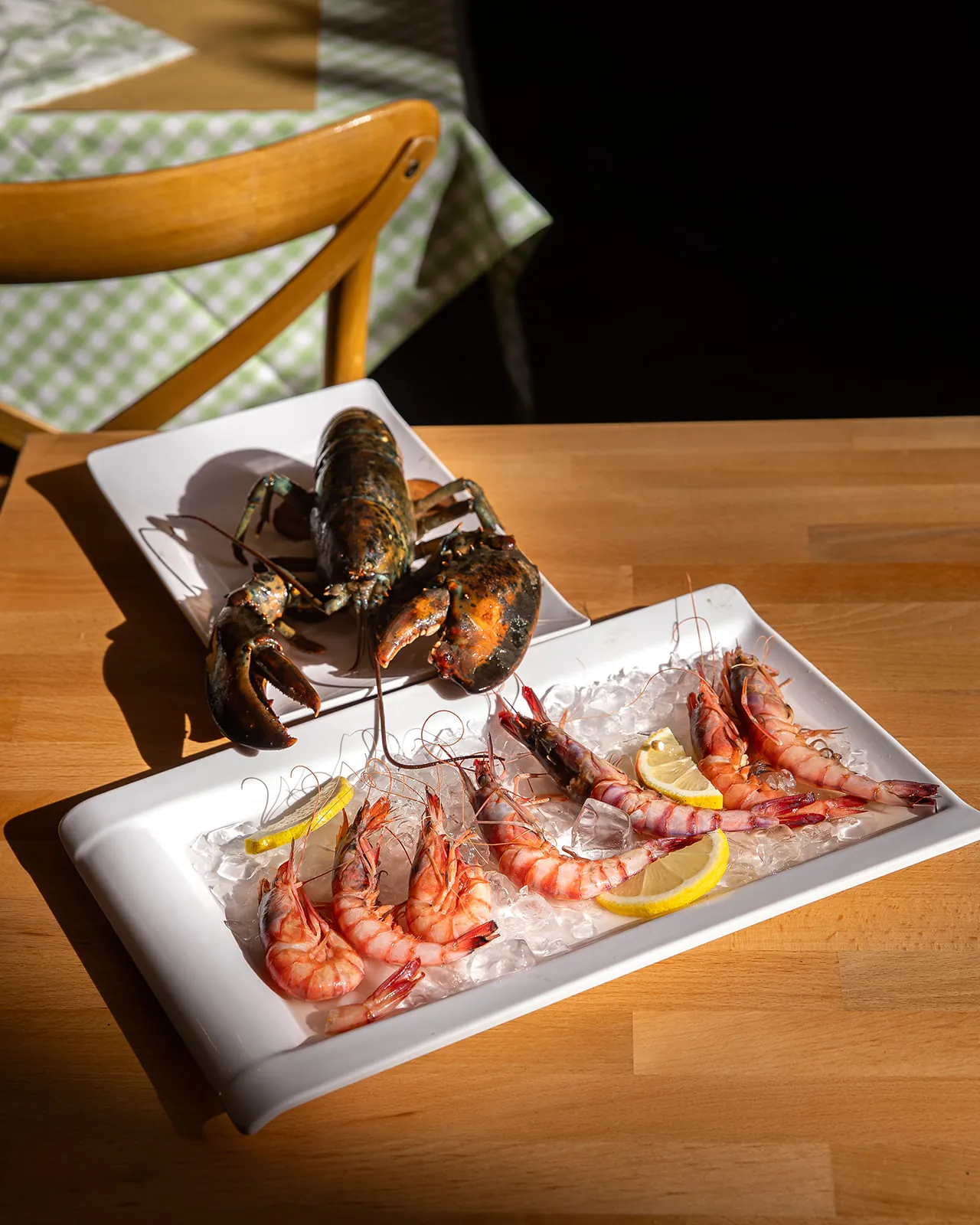 Cozze e gamberi